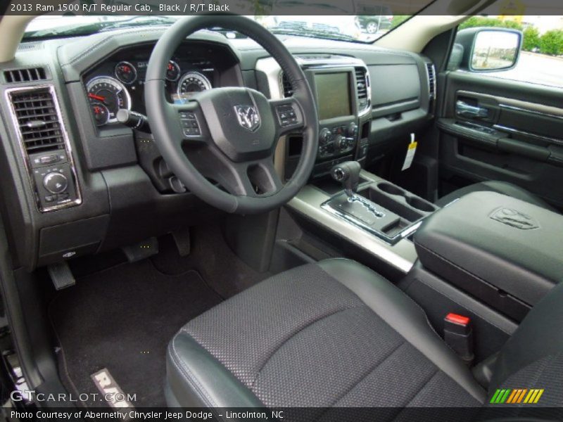 R/T Black Interior - 2013 1500 R/T Regular Cab 