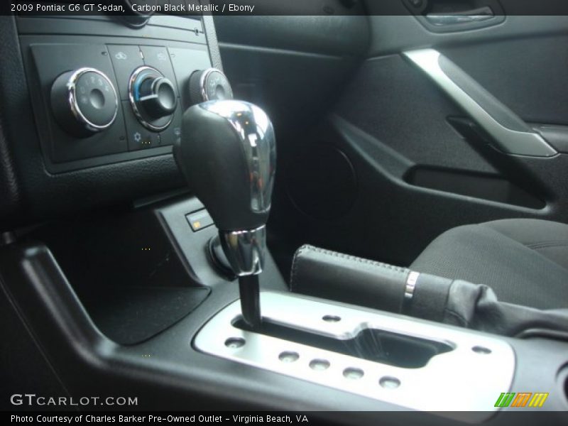 Carbon Black Metallic / Ebony 2009 Pontiac G6 GT Sedan