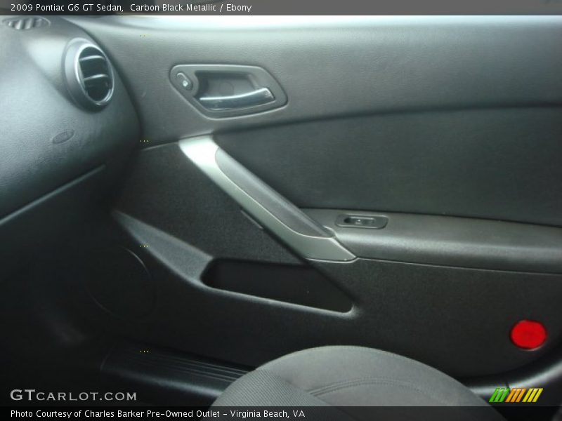 Carbon Black Metallic / Ebony 2009 Pontiac G6 GT Sedan