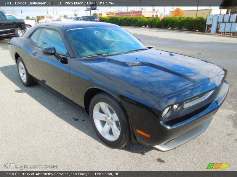 Pitch Black / Dark Slate Gray 2013 Dodge Challenger SXT Plus