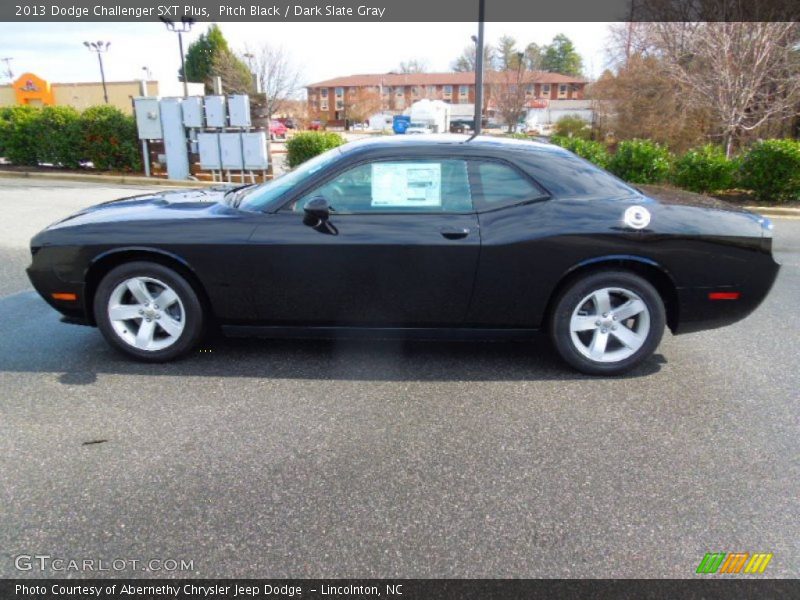 Pitch Black / Dark Slate Gray 2013 Dodge Challenger SXT Plus