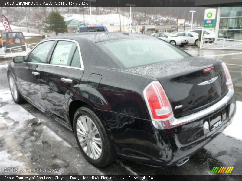 Gloss Black / Black 2013 Chrysler 300 C AWD