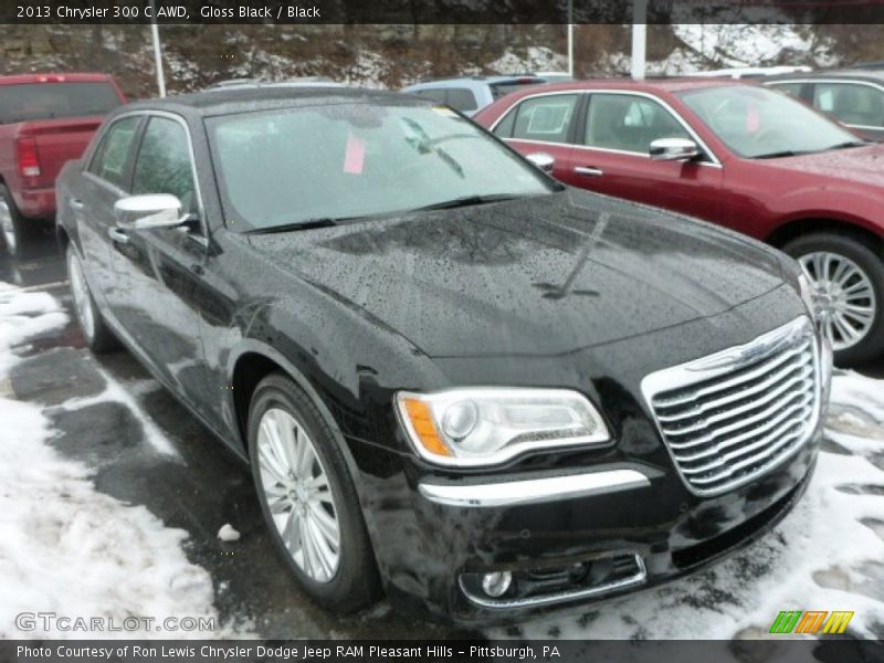 Gloss Black / Black 2013 Chrysler 300 C AWD