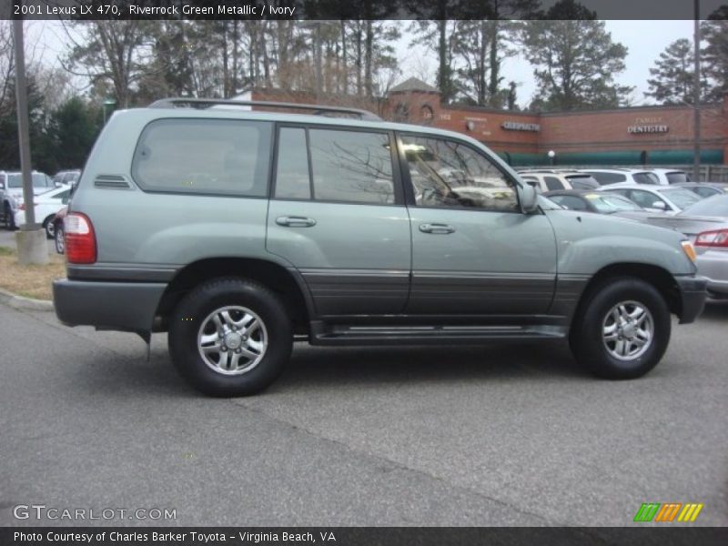 Riverrock Green Metallic / Ivory 2001 Lexus LX 470