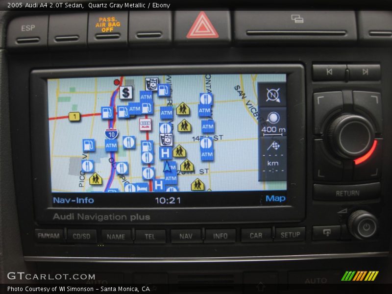 Navigation of 2005 A4 2.0T Sedan