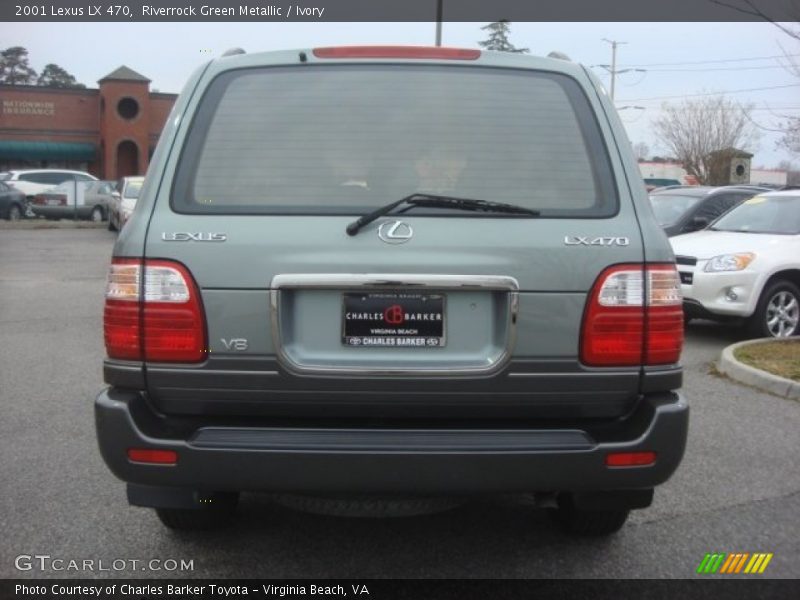 Riverrock Green Metallic / Ivory 2001 Lexus LX 470