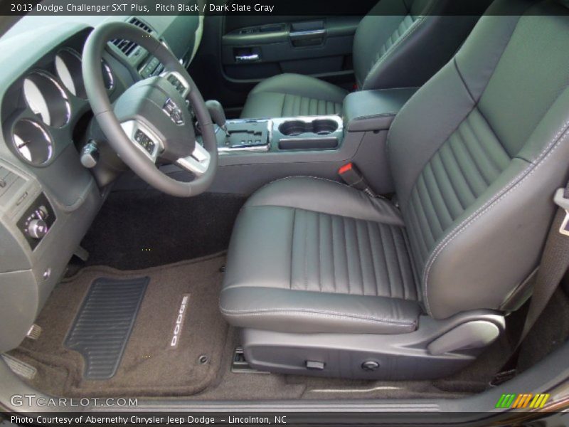 Pitch Black / Dark Slate Gray 2013 Dodge Challenger SXT Plus