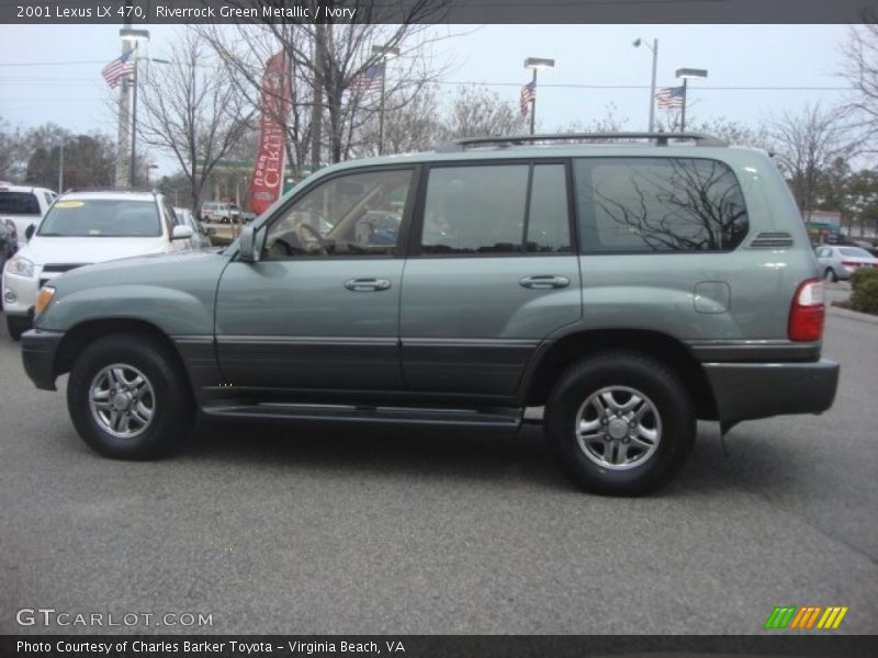 Riverrock Green Metallic / Ivory 2001 Lexus LX 470