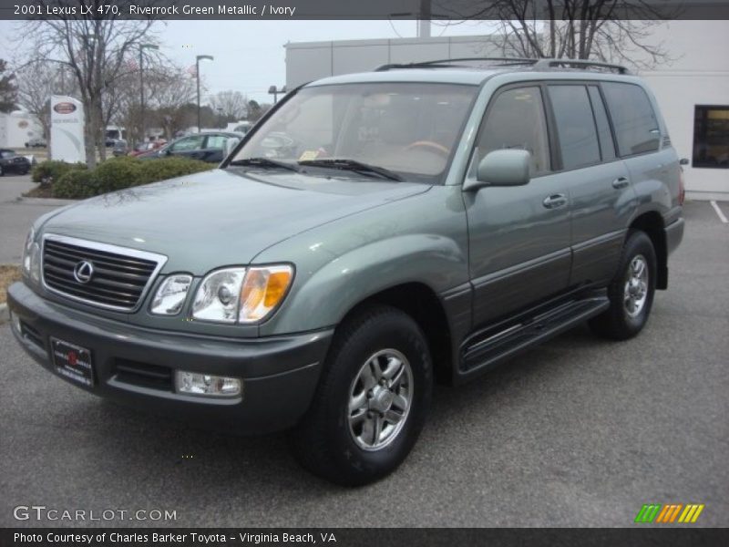 Riverrock Green Metallic / Ivory 2001 Lexus LX 470