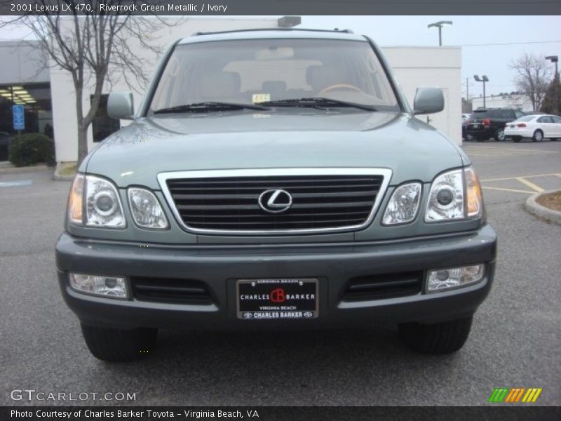 Riverrock Green Metallic / Ivory 2001 Lexus LX 470