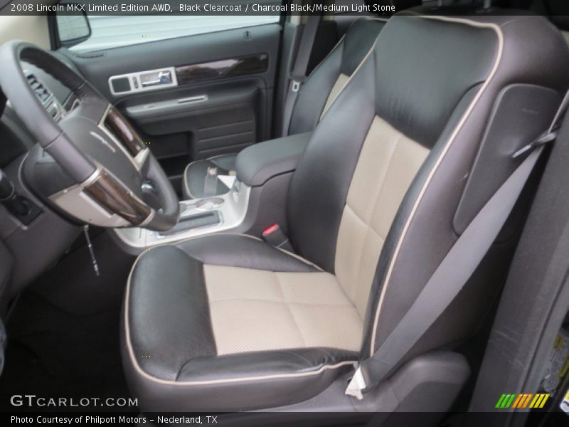  2008 MKX Limited Edition AWD Charcoal Black/Medium Light Stone Interior