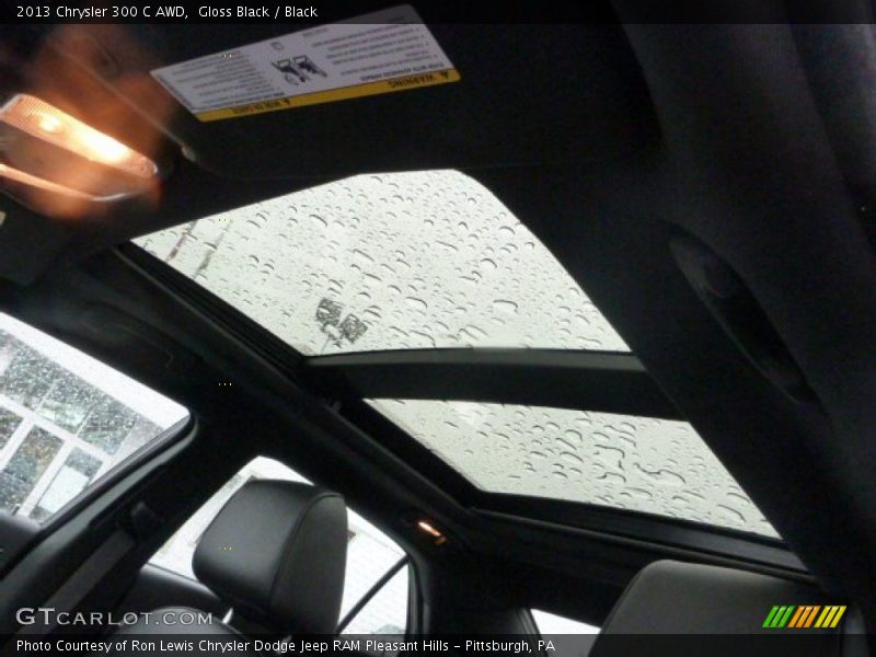 Sunroof of 2013 300 C AWD
