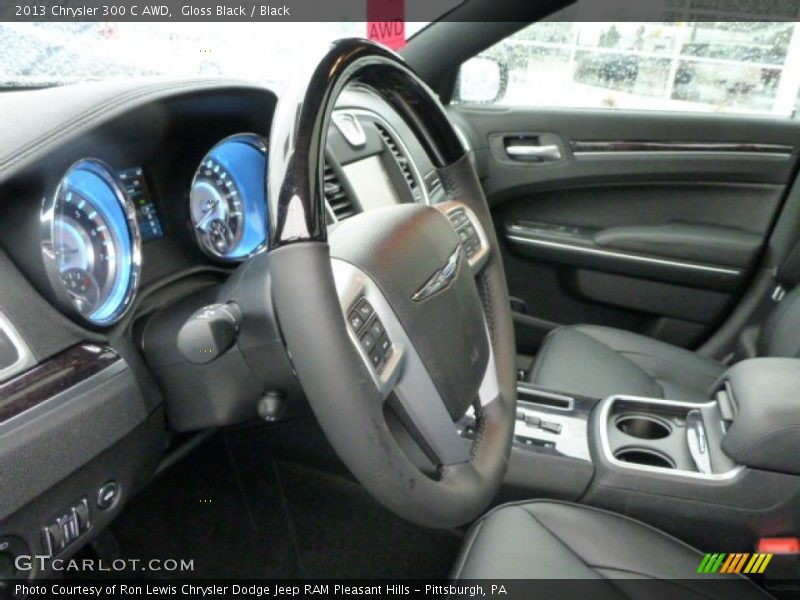 Gloss Black / Black 2013 Chrysler 300 C AWD