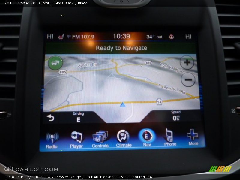 Navigation of 2013 300 C AWD
