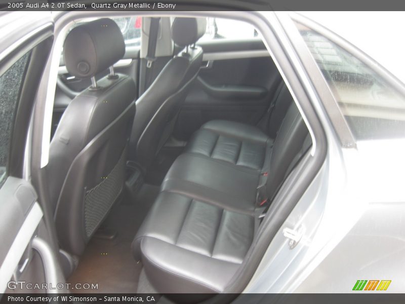 Rear Seat of 2005 A4 2.0T Sedan