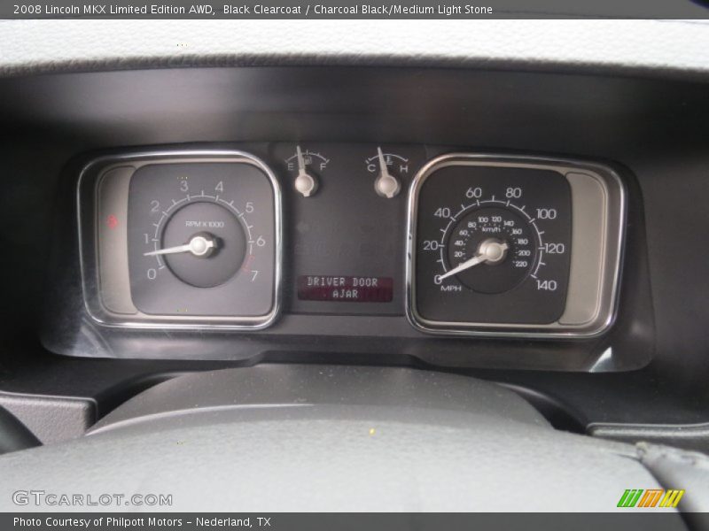  2008 MKX Limited Edition AWD Limited Edition AWD Gauges