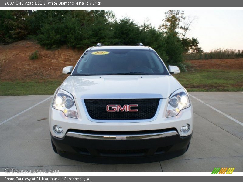 White Diamond Metallic / Brick 2007 GMC Acadia SLT