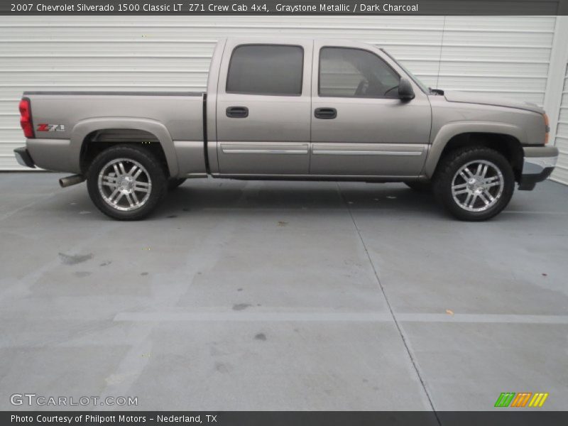 Graystone Metallic / Dark Charcoal 2007 Chevrolet Silverado 1500 Classic LT  Z71 Crew Cab 4x4