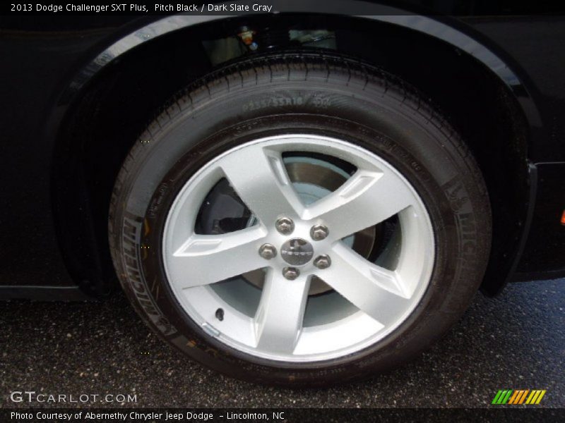 Pitch Black / Dark Slate Gray 2013 Dodge Challenger SXT Plus