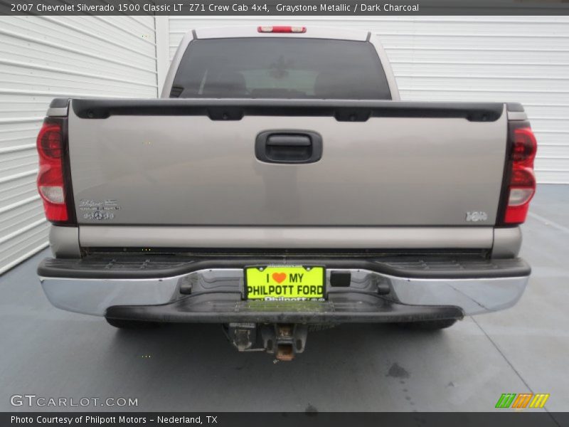 Graystone Metallic / Dark Charcoal 2007 Chevrolet Silverado 1500 Classic LT  Z71 Crew Cab 4x4