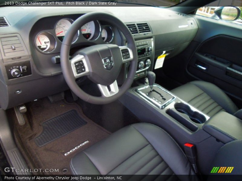 Pitch Black / Dark Slate Gray 2013 Dodge Challenger SXT Plus