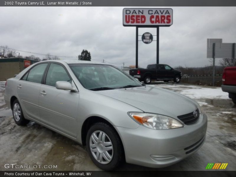Lunar Mist Metallic / Stone 2002 Toyota Camry LE