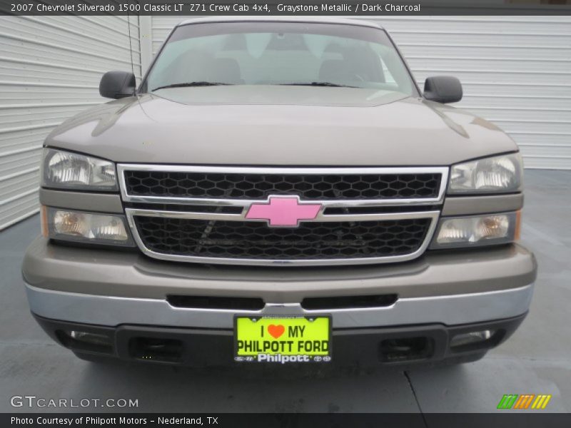 Graystone Metallic / Dark Charcoal 2007 Chevrolet Silverado 1500 Classic LT  Z71 Crew Cab 4x4