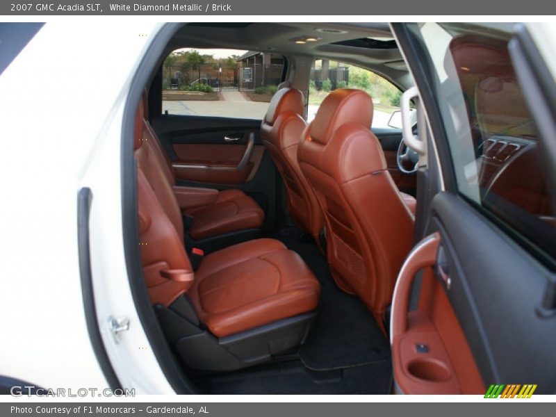 White Diamond Metallic / Brick 2007 GMC Acadia SLT