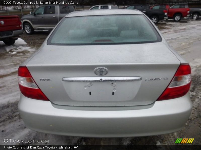 Lunar Mist Metallic / Stone 2002 Toyota Camry LE