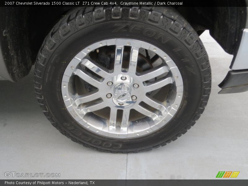 Graystone Metallic / Dark Charcoal 2007 Chevrolet Silverado 1500 Classic LT  Z71 Crew Cab 4x4
