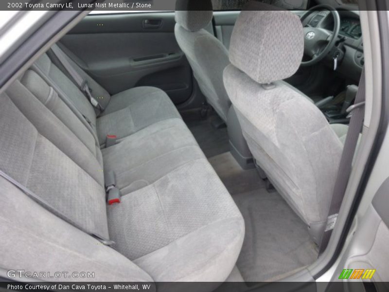 Rear Seat of 2002 Camry LE