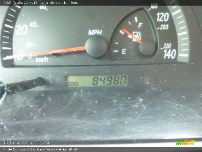 Lunar Mist Metallic / Stone 2002 Toyota Camry LE