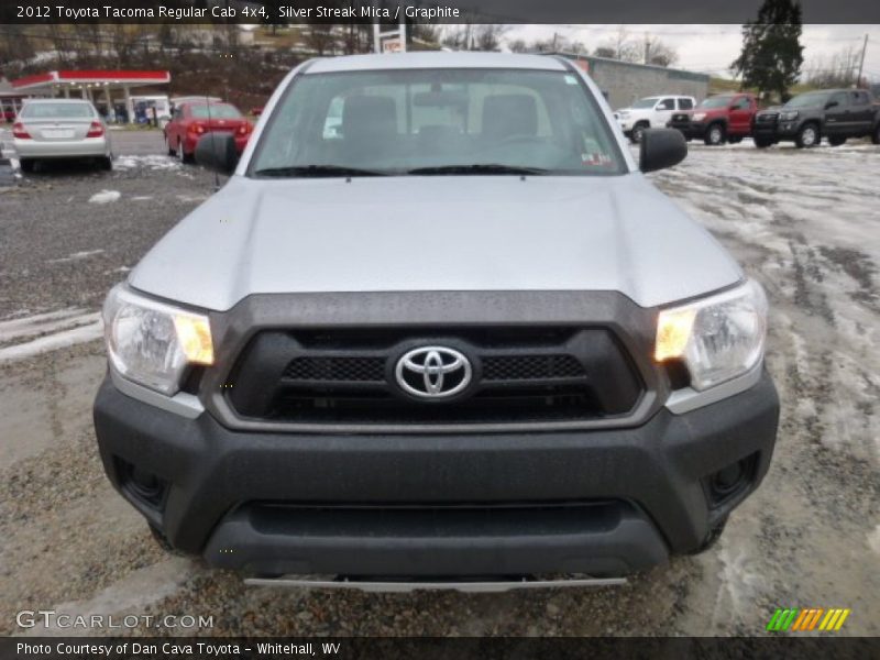 Silver Streak Mica / Graphite 2012 Toyota Tacoma Regular Cab 4x4