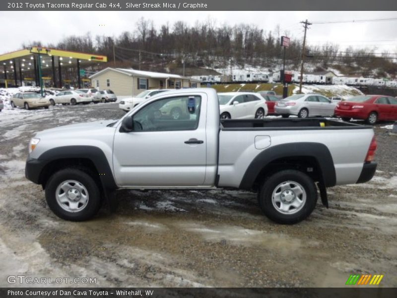 Silver Streak Mica / Graphite 2012 Toyota Tacoma Regular Cab 4x4