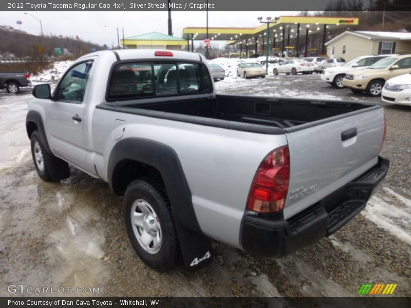 Silver Streak Mica / Graphite 2012 Toyota Tacoma Regular Cab 4x4