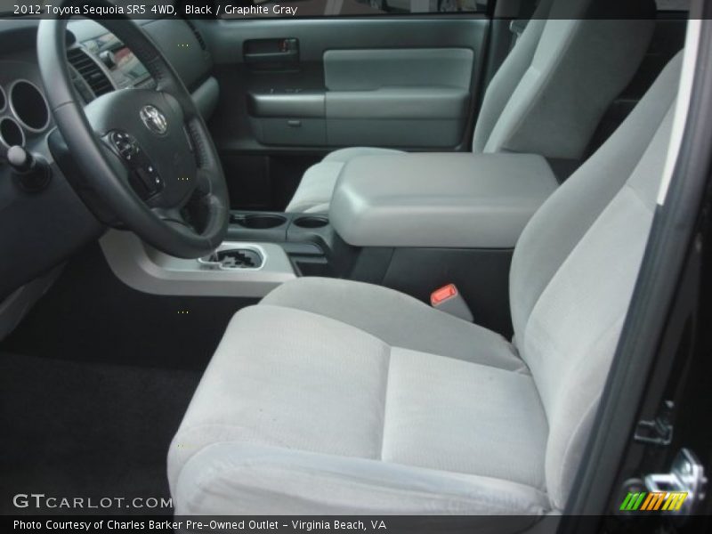 Black / Graphite Gray 2012 Toyota Sequoia SR5 4WD