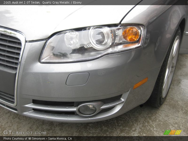 Quartz Gray Metallic / Ebony 2005 Audi A4 2.0T Sedan