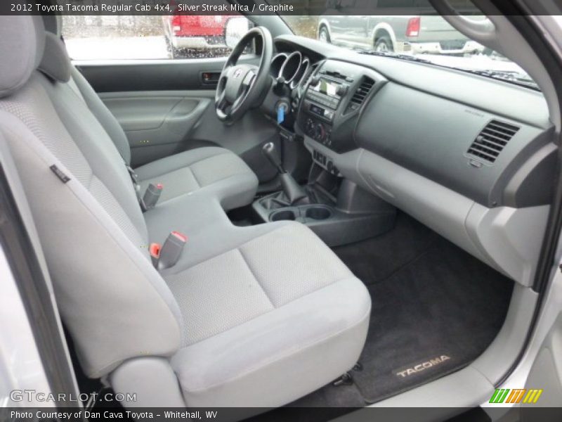  2012 Tacoma Regular Cab 4x4 Graphite Interior