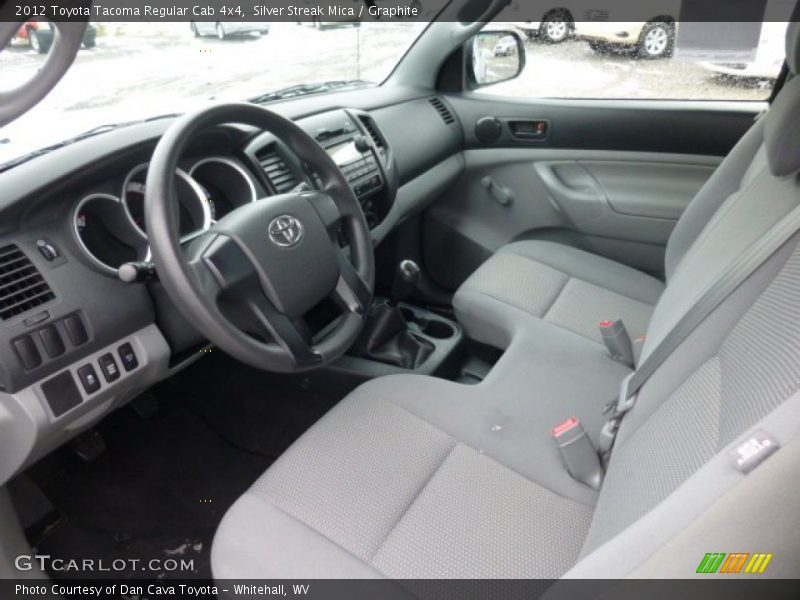 Graphite Interior - 2012 Tacoma Regular Cab 4x4 