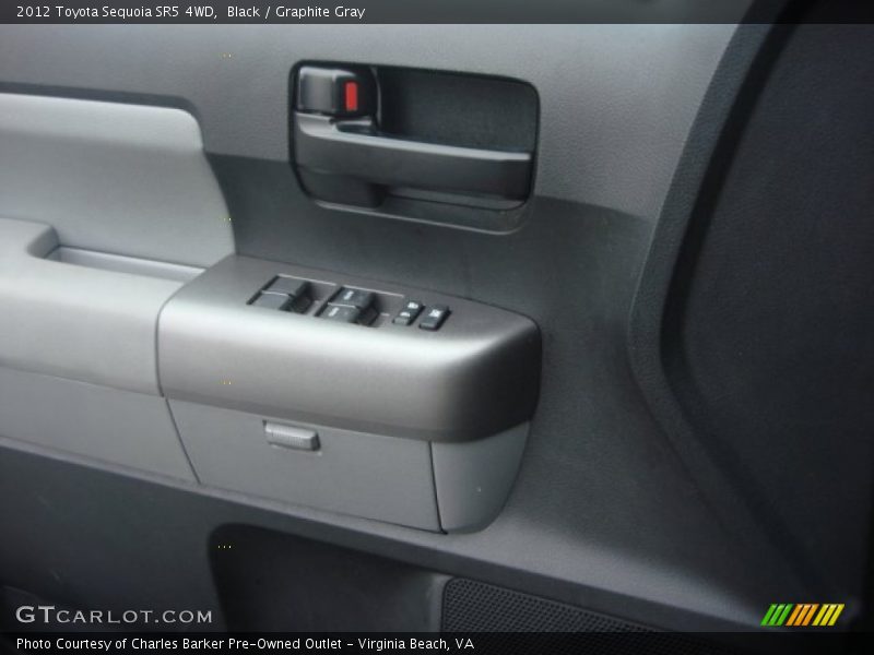 Black / Graphite Gray 2012 Toyota Sequoia SR5 4WD