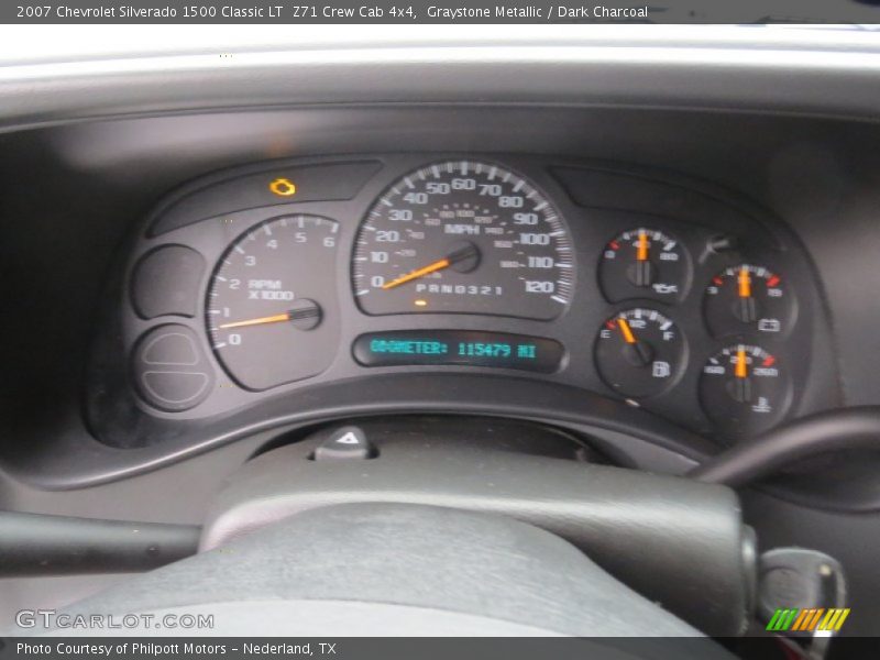 Graystone Metallic / Dark Charcoal 2007 Chevrolet Silverado 1500 Classic LT  Z71 Crew Cab 4x4