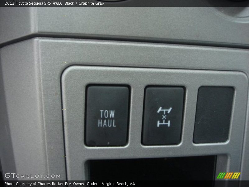Black / Graphite Gray 2012 Toyota Sequoia SR5 4WD