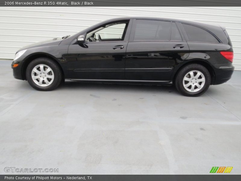 Black / Black 2006 Mercedes-Benz R 350 4Matic