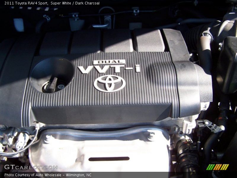 Super White / Dark Charcoal 2011 Toyota RAV4 Sport