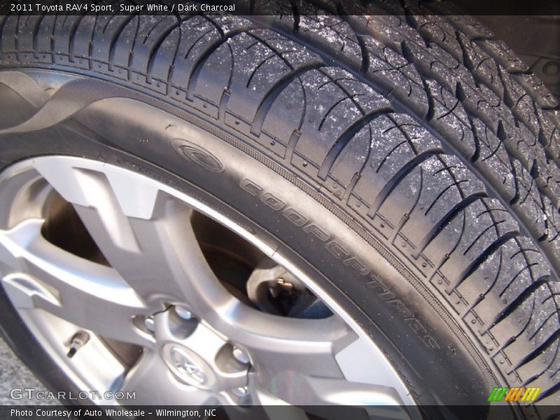 Super White / Dark Charcoal 2011 Toyota RAV4 Sport