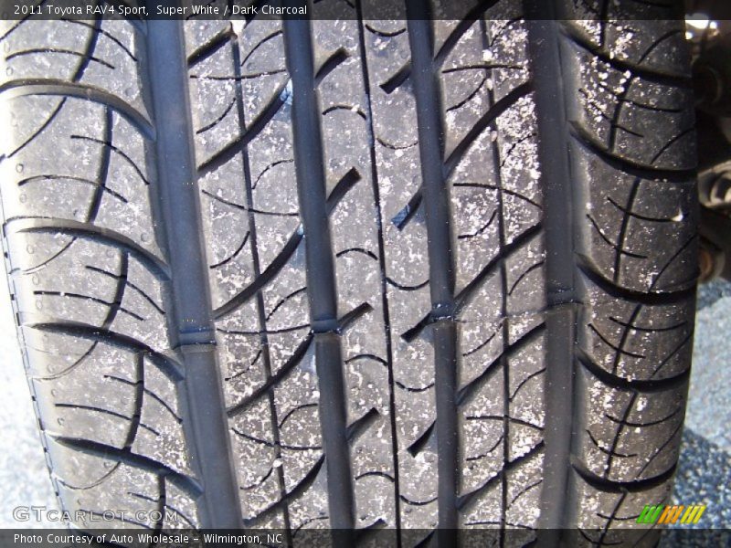 Super White / Dark Charcoal 2011 Toyota RAV4 Sport