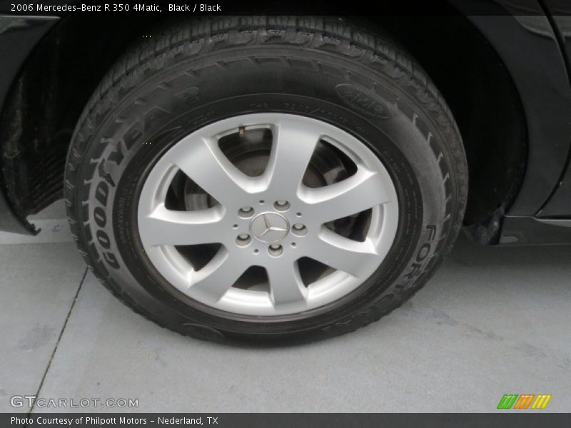 Black / Black 2006 Mercedes-Benz R 350 4Matic