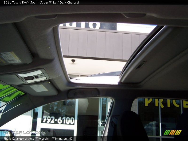 Super White / Dark Charcoal 2011 Toyota RAV4 Sport