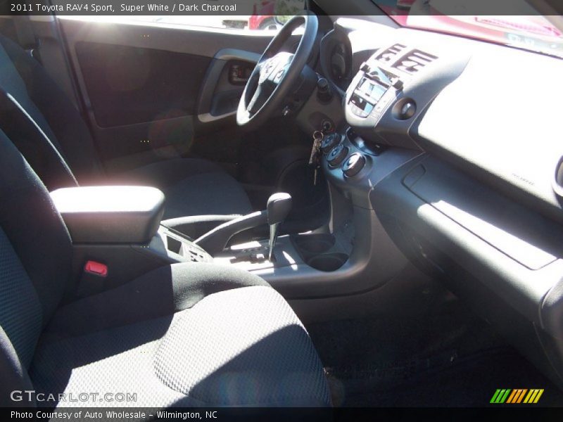 Super White / Dark Charcoal 2011 Toyota RAV4 Sport