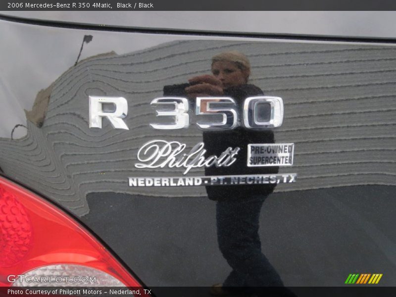 Black / Black 2006 Mercedes-Benz R 350 4Matic